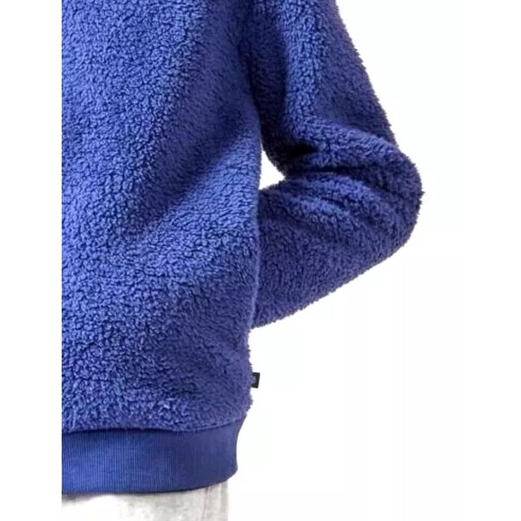 NWT Athleta Girls So Snug Sherpa Hoodie 2.0 Blue Size Large - 12. - Picture 2 of 10